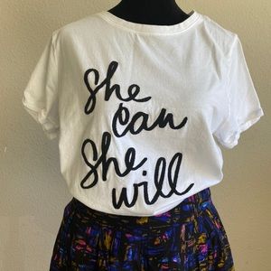 She can she will tee